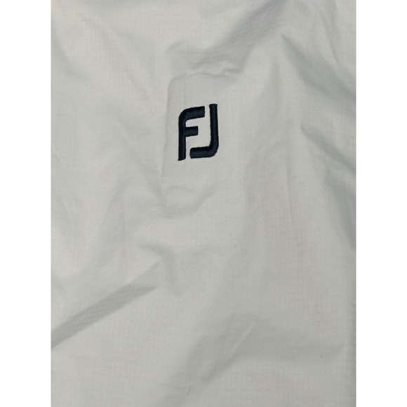 DRYJOYS by FootJoy Mens Lightweight Anorak Pullover Rain Jacket L Beige - Picture 3 of 11